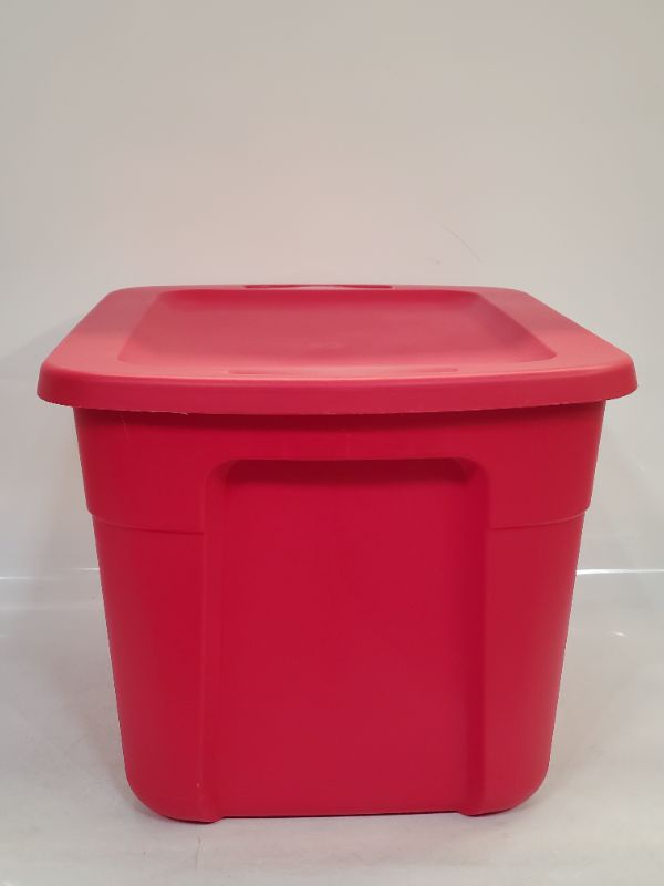 Photo 5 of Brightroom - 18gal Non-Latching Tote Red