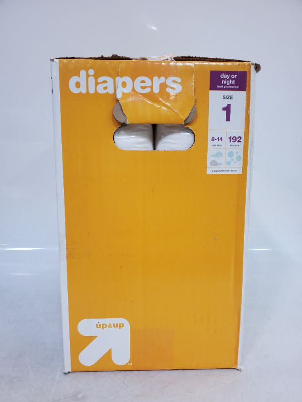 Photo 5 of Up & Up Giant Pack Diapers - Size 1 - 192ct 