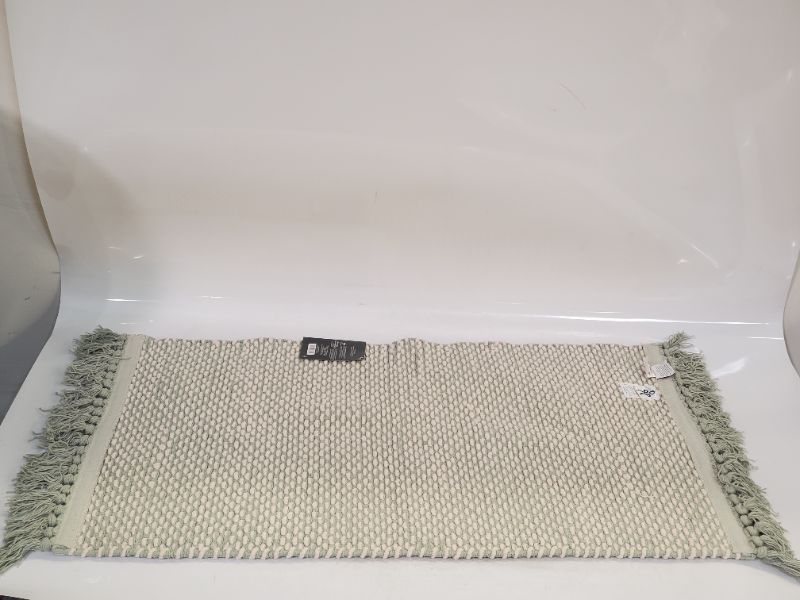 Photo 2 of Threshold - Handloom Bath Rug - 20" x 32" 