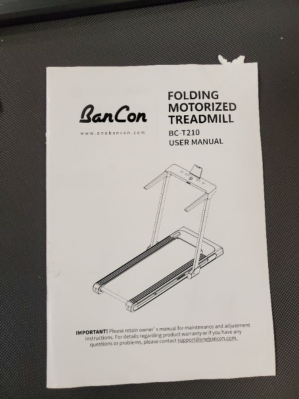 Photo 5 of BAN CON - FOLDING MOTORIZED TREADMILL
BC-T210 