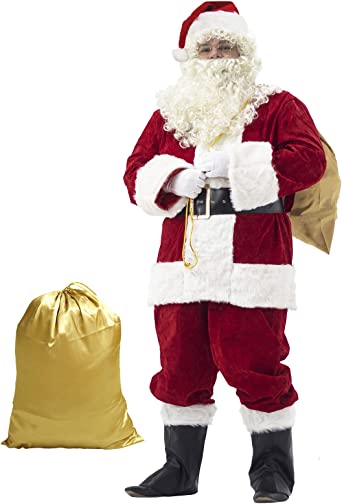 Photo 1 of Ahititi Santa Suit Adult Costume 11pc - 3x