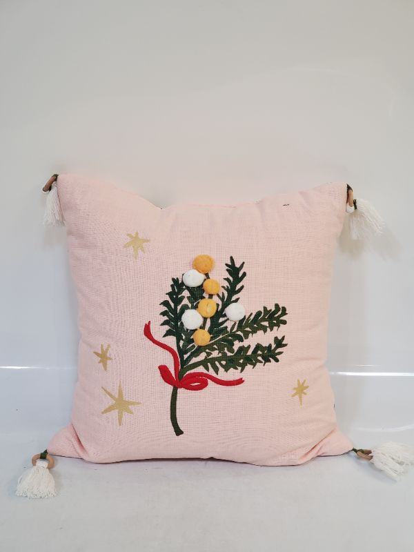 Photo 1 of 2 Sided Missile Toe Decorative Pillow - 18" x 18"