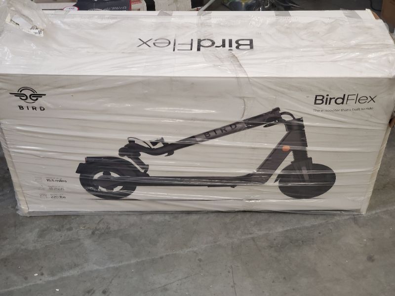 Photo 8 of Bird Flex Electric Scooter - Black - holds up to 220 pounds - max speed 15.5 miles per hour 