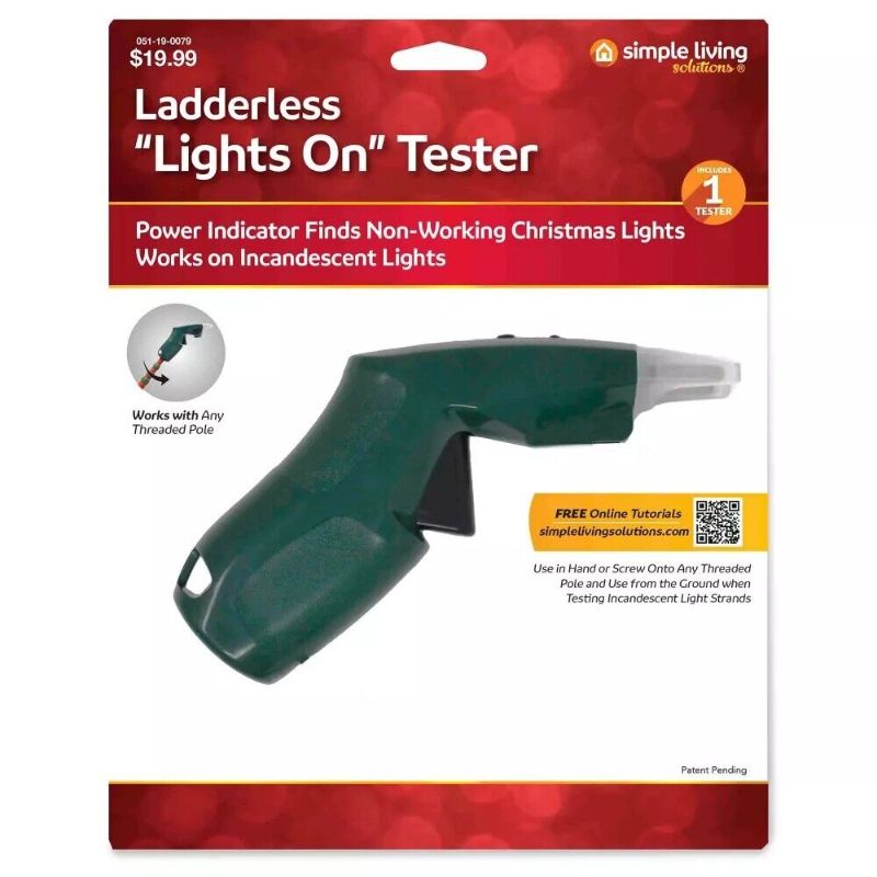 Photo 1 of Ladderless "Light on" tester - Power Indicator Finds Non-working Christmas Lights 