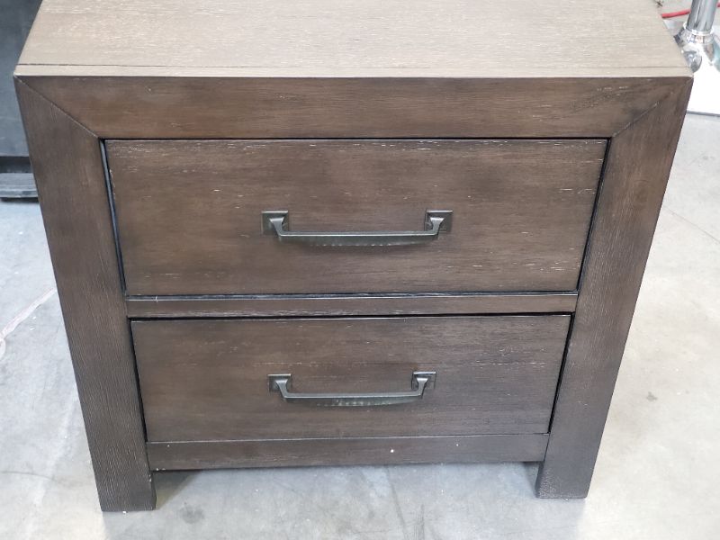 Photo 8 of Picket House Furnishings - 2 Drawer Holland Nightstand Toasted Walnut -  24 Inches (H) x 24 Inches (W) x 16 Inches (D)