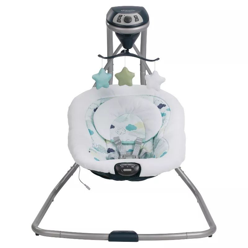 Photo 2 of Graco Simple Sway Baby Swing - Stratus - 38.0 Inches (H) x 31.0 Inches (W) x 30.0 Inches (D)