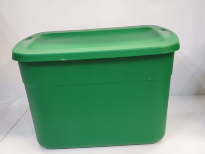 Photo 2 of Brightroom - 18gal Non-Latching Tote - Green
