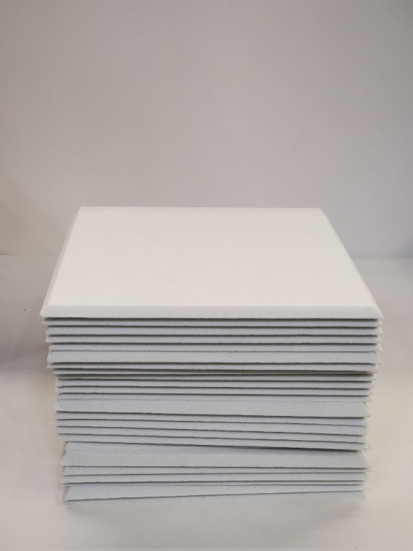 Photo 8 of White soundproofing squares  24 pieces - 12" x 12"