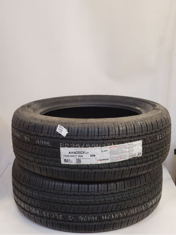 Photo 2 of Hankook Kinergy GT H436 All-Season Radial Tire - 225/55R17 95H P225/55R17 - PAIR - NEW