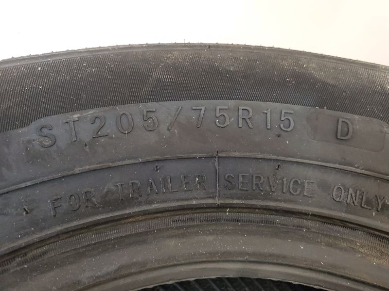 Photo 6 of ST205/75R15 D 107/102M 8-Ply Trailer King RST Tire (Tire Only) - PAIR 