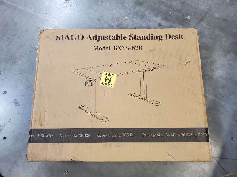 Photo 2 of SIAGO ADJUSTABLE STANDING DESK  MODEL: BXYS-B2R