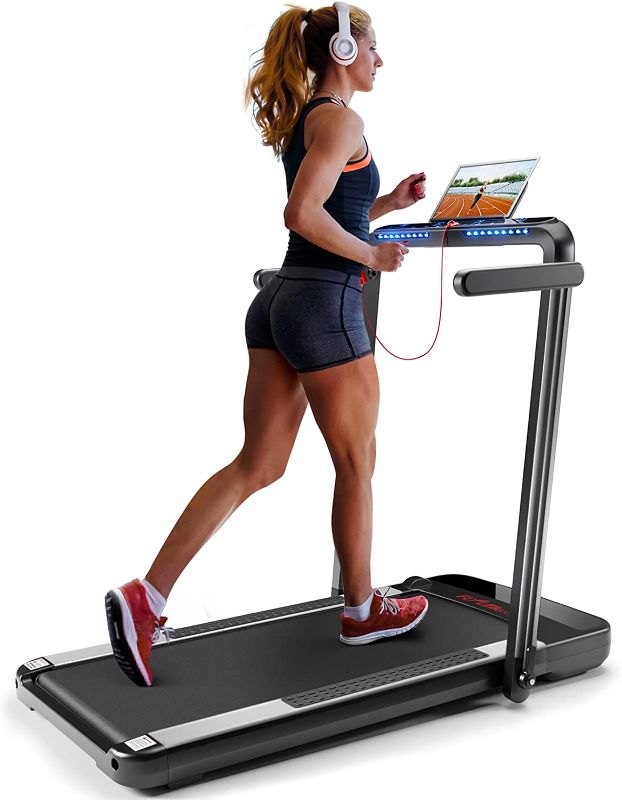 Photo 1 of FLYLINKTECH - FOLDING TREADMILL - Portable Running Jogging Walking Machine for Home Gym
