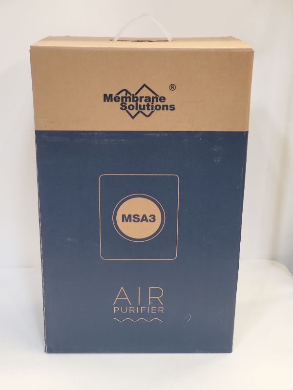 Photo 4 of MEMBRANE SOLUTIONS - MSA3 Air Purifier for Home Large Room and Bedroom with H13 True HEPA Filter, 100% Ozone Free Air Cleaner for Smokers, Pet and Allergies Remove 99.97% Allergens, Dust, Odor, Smoke, Pollen