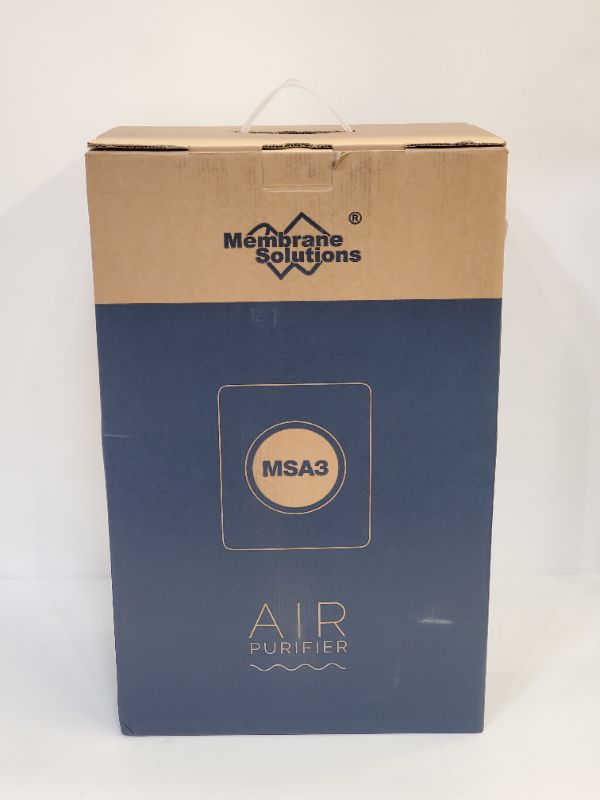 Photo 3 of MEMBRANE SOLUTIONS - MSA3 Air Purifier for Home Large Room and Bedroom with H13 True HEPA Filter, 100% Ozone Free Air Cleaner for Smokers, Pet and Allergies Remove 99.97% Allergens, Dust, Odor, Smoke, Pollen