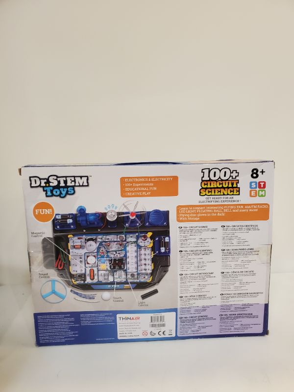 Photo 3 of Dr. STEM Toys Circuit Science Kit, Includes Over 100 Electrical Experiments with Lights, Sounds, and Action - for Boys and Girls Ages 8+