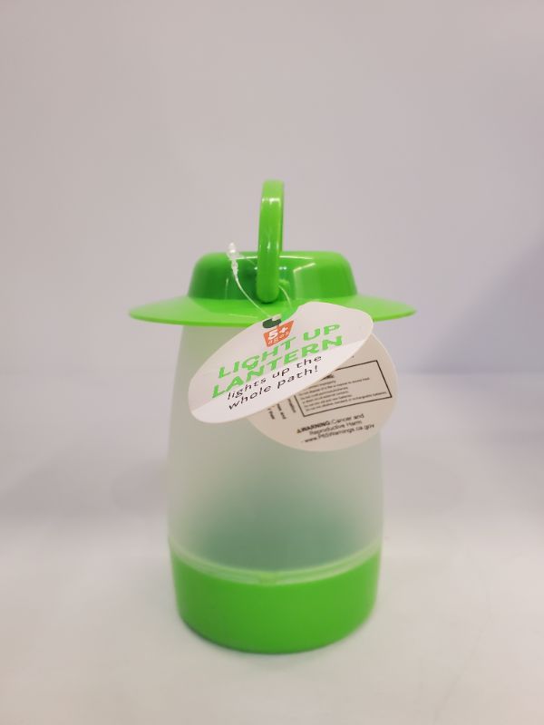 Photo 1 of Green Light up Lantern with Built in carrying handle - 3 light features  - White , Neutral and Red 