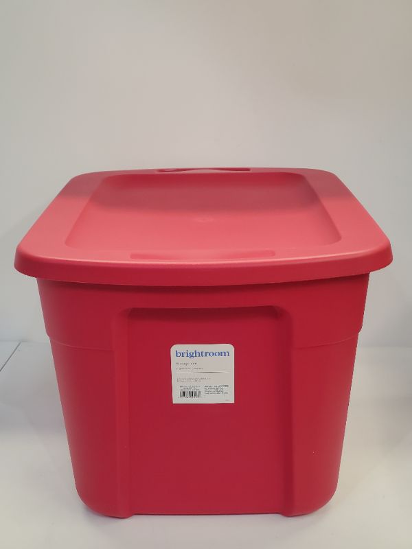 Photo 3 of 18gal Non-Latching Tote Red - Brightroom