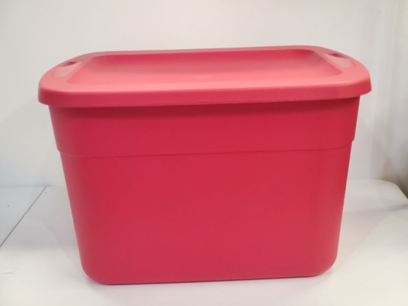 Photo 4 of 18gal Non-Latching Tote Red - Brightroom