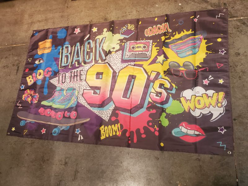 Photo 2 of 90s Party Backdrop