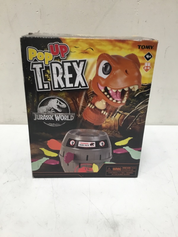 Photo 2 of TOMY Games, Jurassic World Pop Up T-Rex, Dinosaur Game for Kids, Family Game for Ages 4+ Pop Up Trex