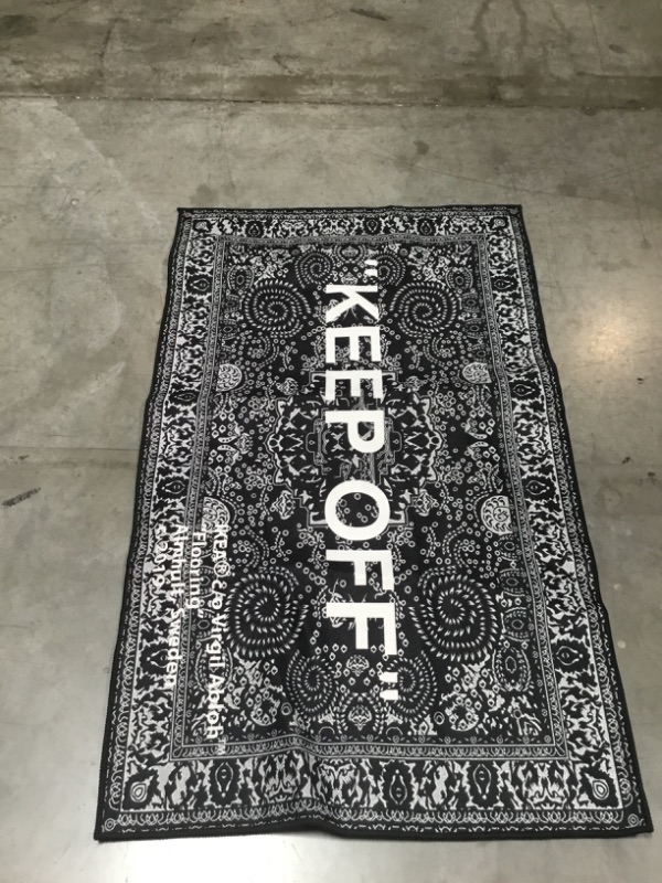 Photo 2 of Keep Off Clasic Rug, Keep Off Carpet, for Living Room, Fan Carpet, Area Rug, Popular Rug, Personalized Gift, Themed Rug, Home Decor,Rug, Carpet keep124.3(47”x70”)