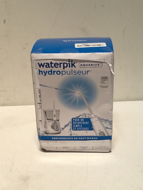 Photo 2 of Waterpik Aquarius Water Flosser Professional For Teeth, Gums, Braces, Dental Care, Electric Power With 10 Settings, 7 Tips For Multiple Users And Needs, ADA Accepted, White WP-660