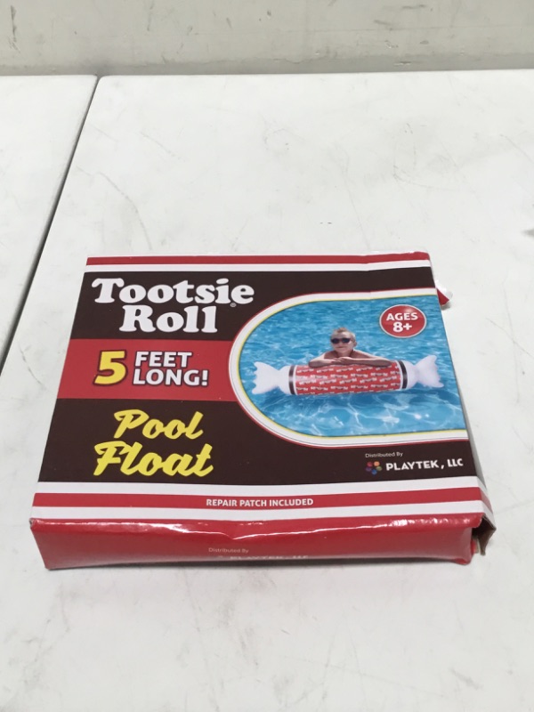 Photo 2 of Tootsie Roll POOL FLOAT | Inflatable Pool Float | 5 Feet Long! 