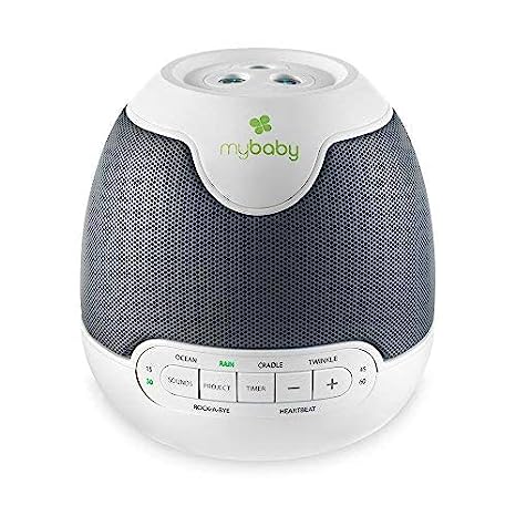 Photo 1 of Homedics MyBaby SoundSpa Lullaby Sound Machine & Projector – Baby Sleep Machine Plays 6 Sounds & Lullabies, Projects Soothing Images - Auto-Off Timer Perfect for Naptime, Adjustable White Noise Volume