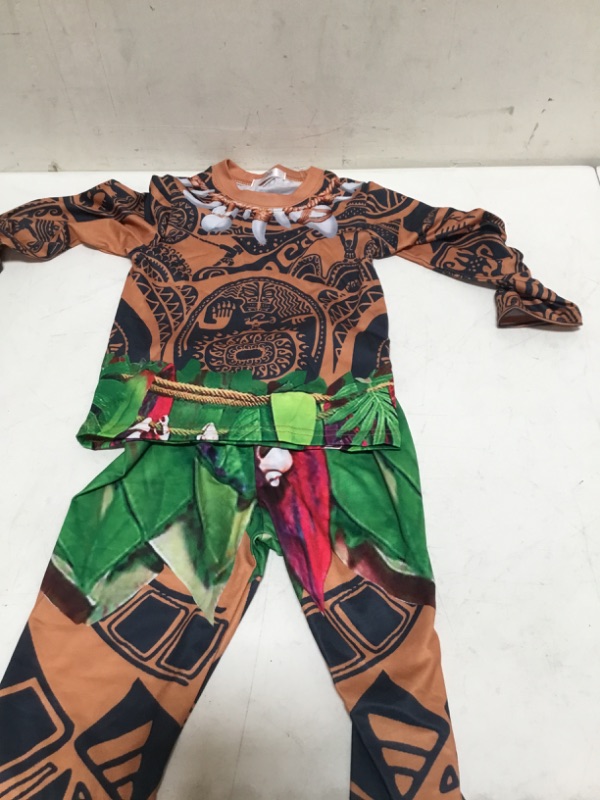 Photo 1 of Moana Maui Cosplay Costume for Boys Pajamas Casual T Shirts Tops Tees and Pants 