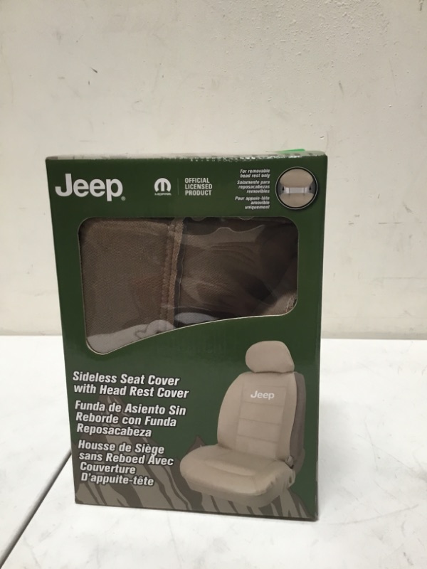 Photo 2 of Plasticolor 008581R06 Sideless Seat Cover (Jeep Elite Tan)