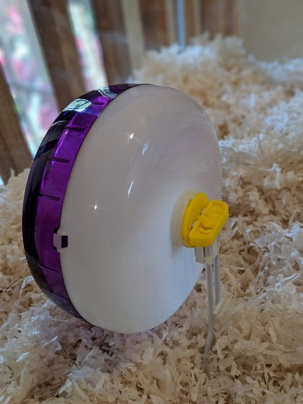 Photo 1 of Tak-Spin Hamster wheel stabilizer for use with Kaytee Silent Spinner
