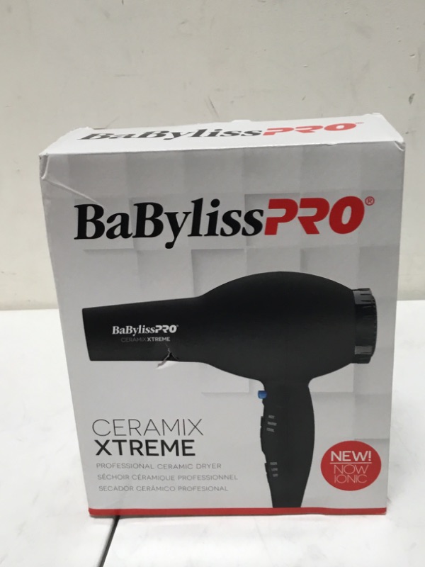 Photo 2 of BaBylissPRO Ceramix Xtreme Hair Dryer New Packaging