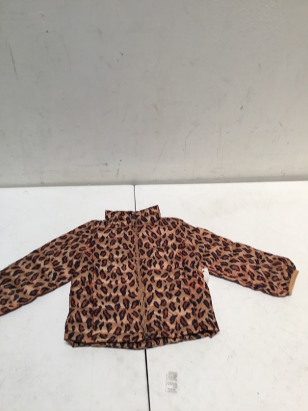 Photo 2 of Amazon Essentials Girls and Toddlers' Lightweight Water-Resistant Packable Mock Puffer Jacket 2T Leopard