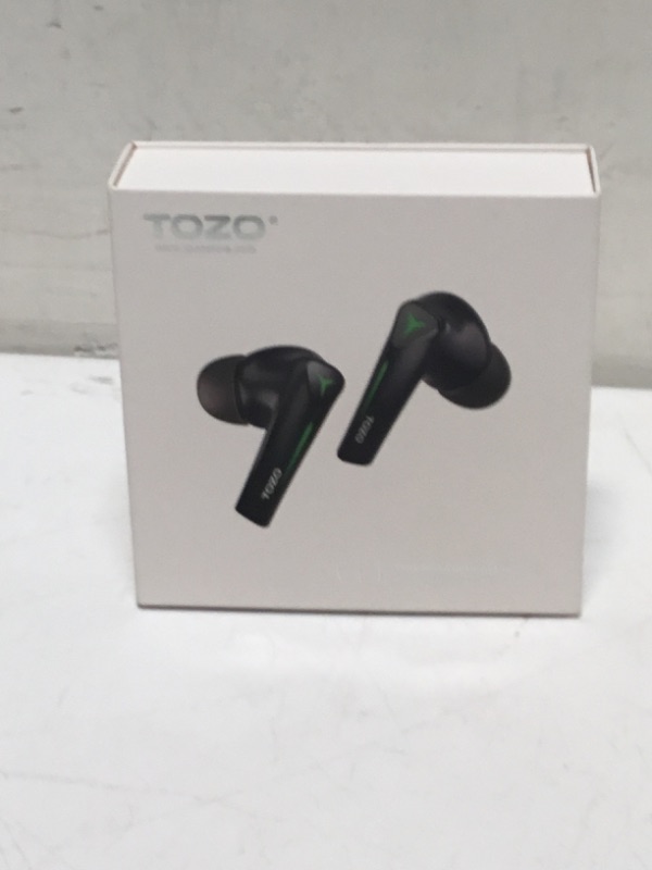 Photo 2 of TOZO G1S Wireless Gaming Earbuds Bluetooth 5.3 High Sensitivity in-Ear Headset with with Microphone Breathing Light and 45ms Low-Latency Long Durance Specially Designed for Gaming Black