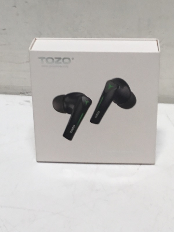Photo 1 of TOZO G1S Wireless Gaming Earbuds Bluetooth 5.3 High Sensitivity in-Ear Headset with with Microphone Breathing Light and 45ms Low-Latency Long Durance Specially Designed for Gaming Black