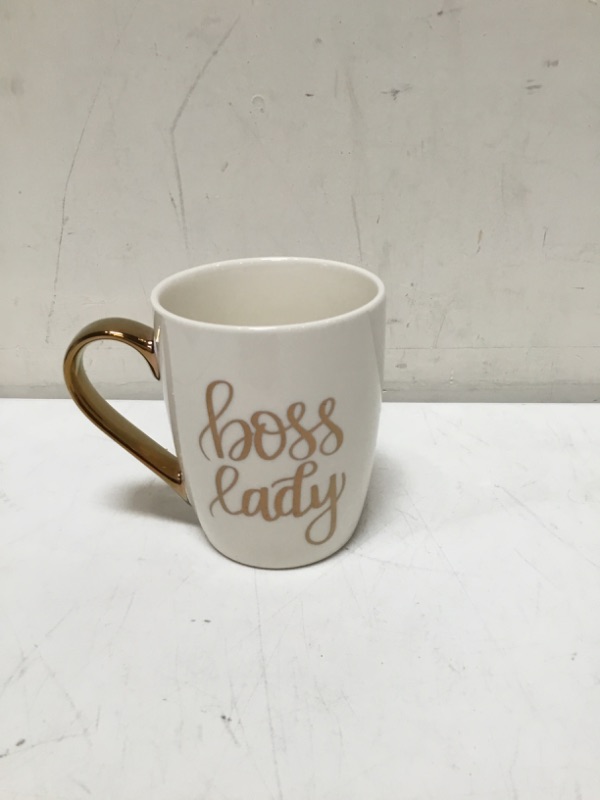 Photo 1 of BOSS LADY GOLD COFFEE MUG