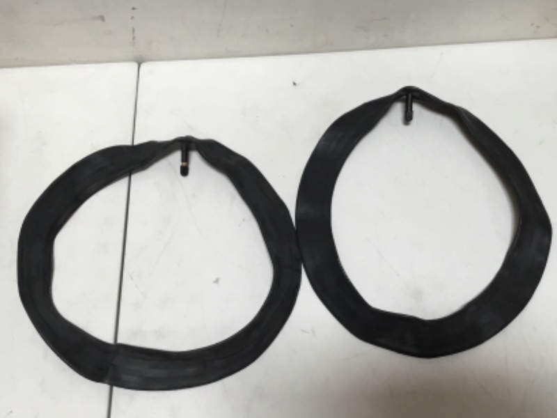 Photo 2 of 2pc Unique Bargains 14"x 1.75 - 2.125" Bicycle Bike Inner Tube 32mm American Type Valve Rubber for BMX Bikes