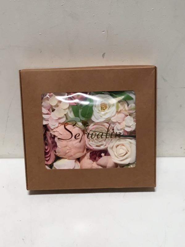 Photo 2 of Artificial Flowers Combo Box Set Artificial Rose Gradient Color Bouquets Faux Flowers Fake Wedding Flowers Cake Decor DIY Floral Arrangements Bridal Baby Shower Home Decor
