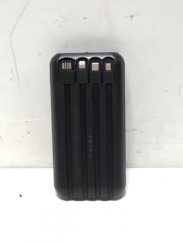 Photo 1 of Power Bank Mibrand EXTREM solar 4 wire 20000 mAh (MI20K/S4W) (black)
