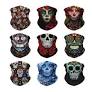 Photo 1 of Sojourner 9PCS Seamless Bandanas Face Mask Headband Scarf Headwrap (los muertos skulls)
