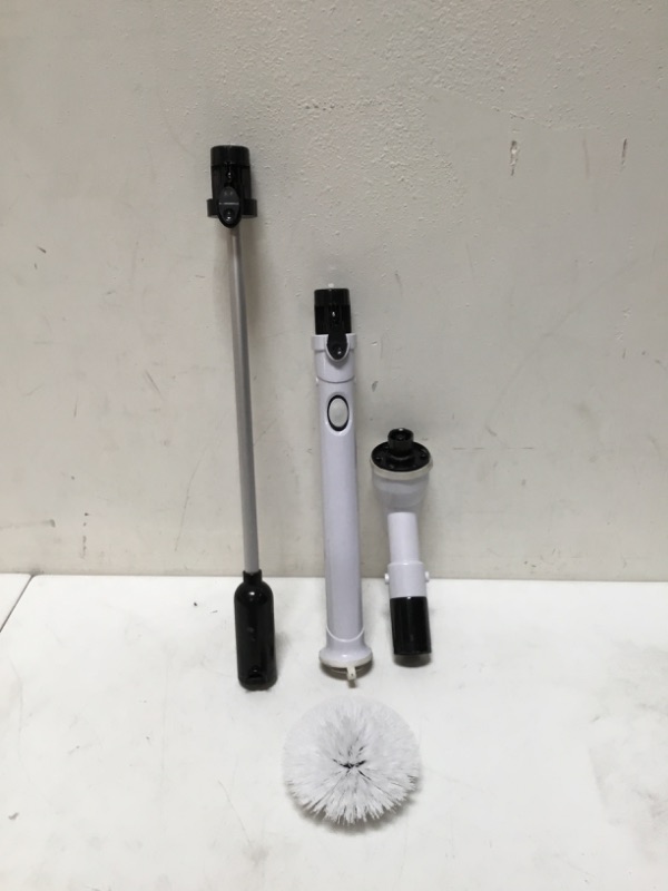 Photo 1 of Spin Scrubber, 360 Cordless Tub and Tile Scrubber, Multi-Purpose Power Surface Cleaner with Cleaning Scrubber Brush Head, 1 Extension Arm and Adapter