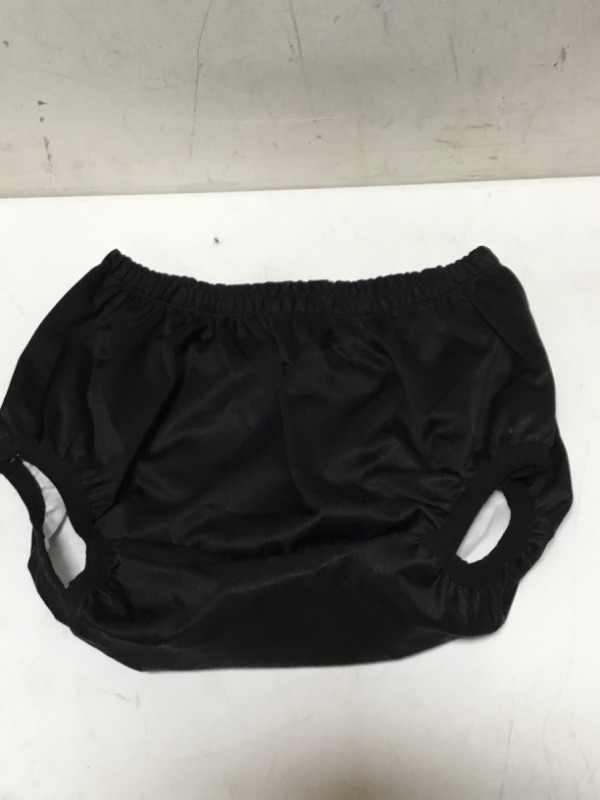 Photo 2 of Special Needs Swim Diaper - Reusable Swim Diapers (S-Size 8/10-Waist:18-27"; Weight: 59-74 pds, Black)
