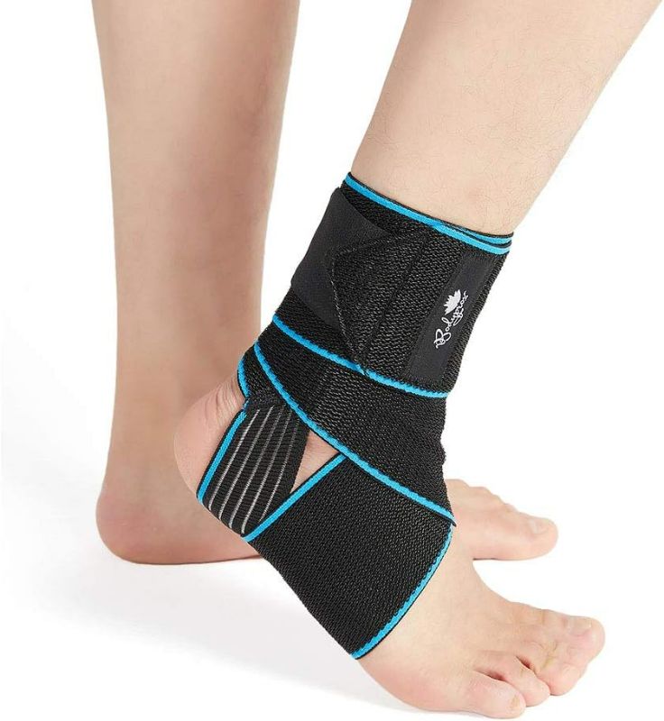 Photo 1 of Bodyprox Ankle Support Brace, Adjustable Compression Ankle Braces for Sports Protection, One Size Fits Most for Men & Women
