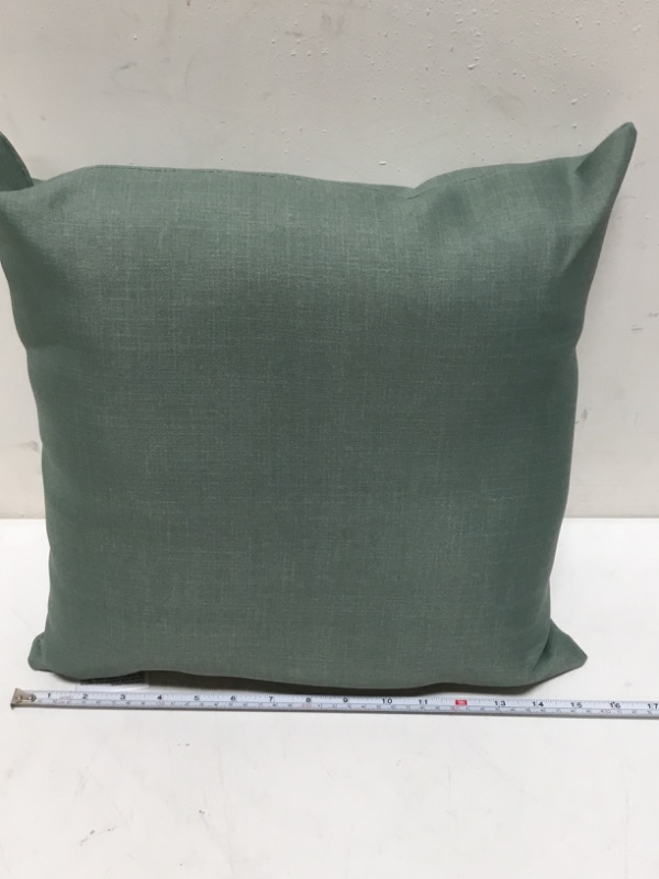 Photo 4 of Arden Selections Outdoor Toss Pillow (2 Pack) 16 x 16, Moss Green Leala