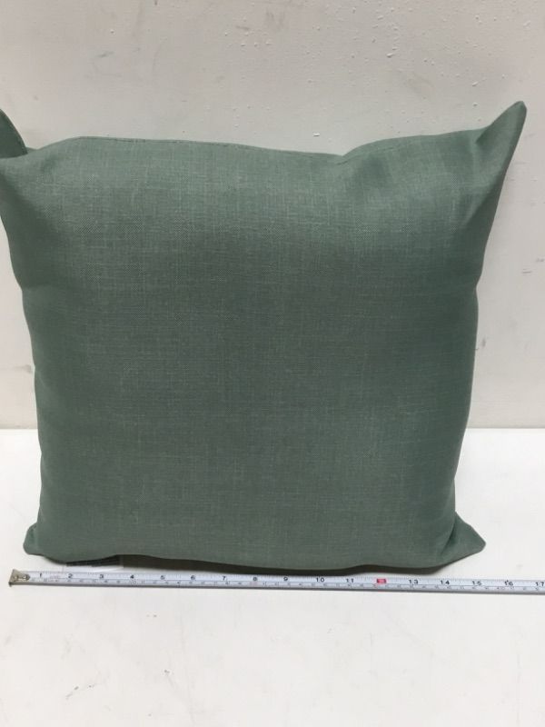 Photo 3 of Arden Selections Outdoor Toss Pillow (2 Pack) 16 x 16, Moss Green Leala
