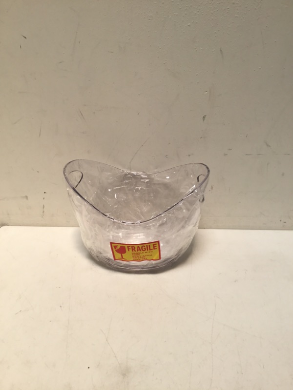 Photo 2 of Wine Chiller & Party Beverage Tub? Clear Acrylic Food Grade Ice Bucket, 3.5LiterStorage Tub, See Through ice Tub Champagne Bucket for Drinks.