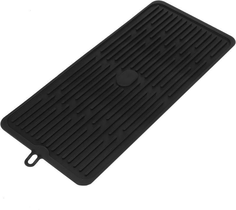 Photo 1 of PrimeMatik - Silicone dish drying mat 446x203 mm black
