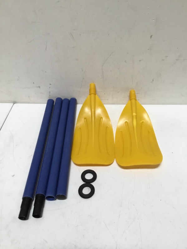 Photo 2 of JenNiFer Detachable Boat Oars Paddle Assemble Strengthened Abs For Inflatable Rowing Fishing Raft Kayak Canoe
