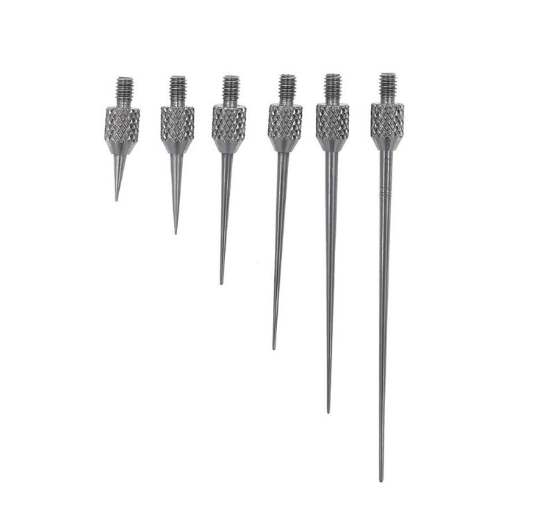 Photo 1 of Needle Point Contact Points R0.25 Tip for Dial Digital Indicators Depth Gauge 4-48 Thread (A Set)

