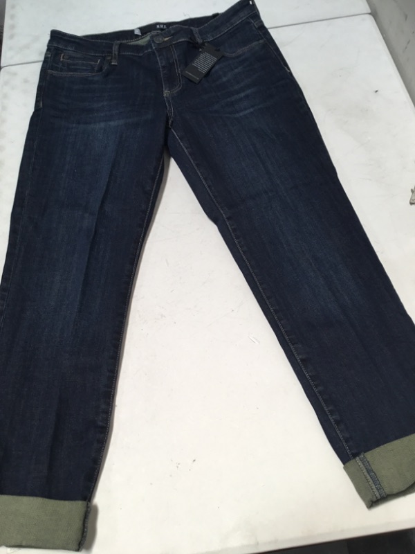 Photo 1 of GAP premium straight crop jeans

